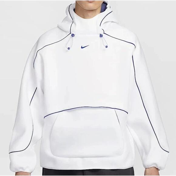 Mens M - Nike Project F.R.O.G. Tech Fleece Hoodie Hooded Sweatshirt HQ0465-100 - Picture 1 of 8